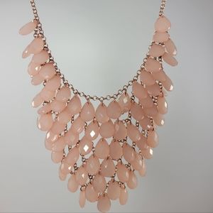 New.Pale Rose necklace with gold details 💕